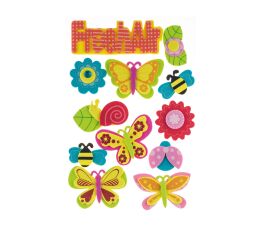 Pěnová samolepka s brokátem PVC 101