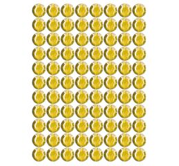 Samolepící kamínky - žluté 88 ks