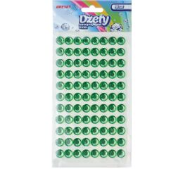 Samolepící kamínky - zelené 88 ks