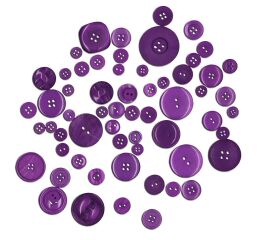 Dekorační knoflíky - fialové