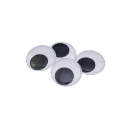 Samolepící oči 40 mm 4 ks