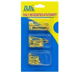 Zavírací špendlíky 3 velikosti 50 ks zlaté
