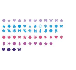 Dekorační děrovačka 2,5 cm - Stuha