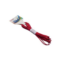 Kožený řemínek 5 m červený