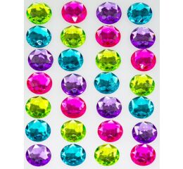 Kamínky samolepící barevné