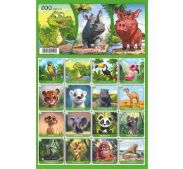 Pexeso A4 - ZOO