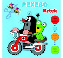 Pexeso v sešitu Krtek na motorce