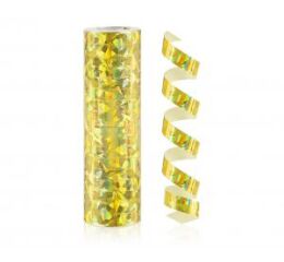 Serpentýna hologram 4m zlatá