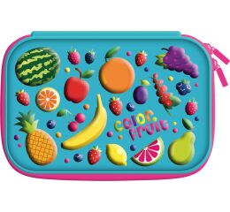 Penál 1 zip 3D Fruits - prázdný