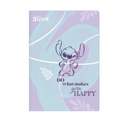 Sešit A5 60 listů Stitch pastel linka