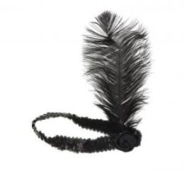 Párty čelenka s peřím