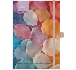 Blok FLOWERS Medaw B5 linka s gumou