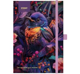 Blok ANIMALS Bird A5 linka s gumou