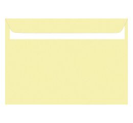 Barevná obálka C6 krémová