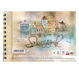 Skicák v deskách A5/100l 90g SP KRESKA