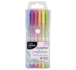 Sada propisek KIDEA 6 barev pastel