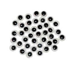 Samolepící oči 6 mm 50 ks