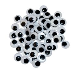 Samolepící oči 14 mm 60 ks