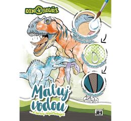 Omalovánky A4 vodové Dinosauři