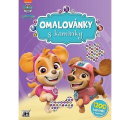 Omalovánky A4 s kamínky - Tlapková patrola