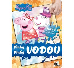 Omalovánky A4 maluj vodou Peppa