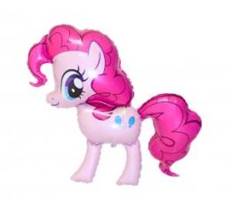 Balónek fóliový nafouknutý 14" na tyčce - My Little Pony