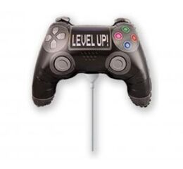 Balónek fóliový nafouknutý 14" na tyčce - Game