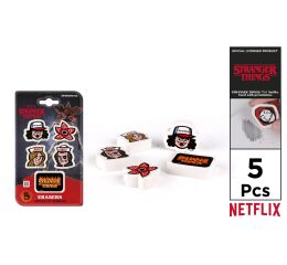 Dekorační pryž NETFLIX - Stranger Things 5 ks na blistru