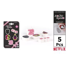 Dekorační pryž NETFLIX - Squid Game 5 ks na blistru
