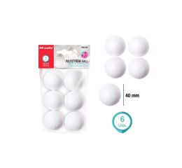 Polystyrénové koule 4 cm 6 ks