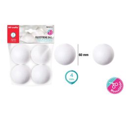 Polystyrénové koule 6 cm 4 ks