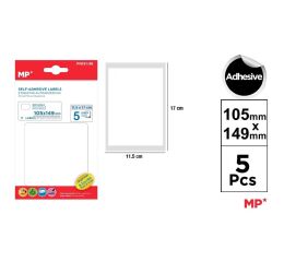 Samolepící etikety 105 x 149 mm 5 ks