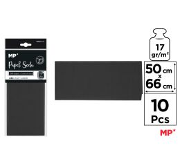 Hedvábný papír černý 10 ks