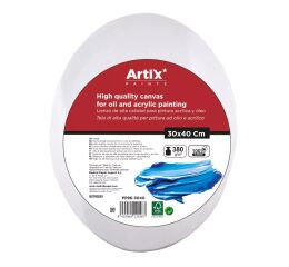 Malířské plátno 1,6 cm 30 x 40 cm oválné