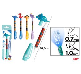 Propiska Secret Pen 2 in 1 na blistru s dinosaurem