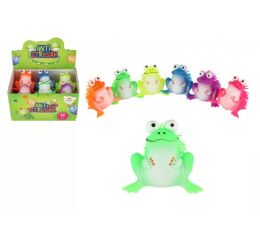 Antistresová žába mačkací silikon 8 x 9 cm