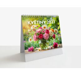 2027 kalendář stolní Optimum Květiny 319