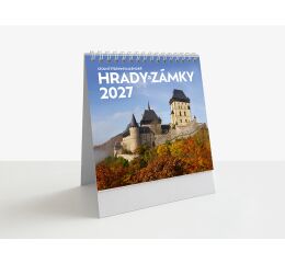 2027 kalendář stolní SMALL Hrady 323
