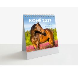 2027 kalendář stolní SMALL Koně 327