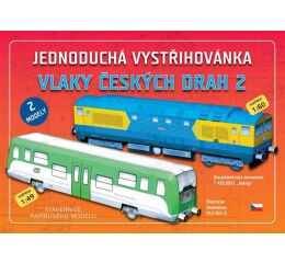 Vystřihovánky - Vlaky Českých drah