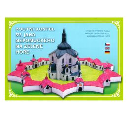 Vystřihovánky  poutní kostel sv. Jana Nepomuckého