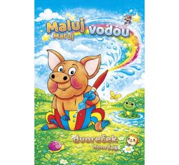 Omalovánky vodní A4 - Dvoreček