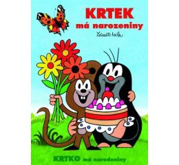 Omalovánky A4 - Krtek má narozeniny