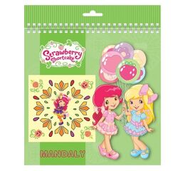 Omalovánky mandaly - Strawberry