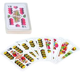 Hrací karty MARIÁŠ 1514 dvouhlavý plast