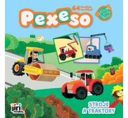 Pexeso v sešitu Stroje a traktory 4478-7