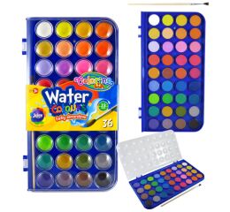 Vodové barvy 23 mm 36 barev
