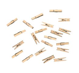 Dřevěné kolíčky přírodní - střední