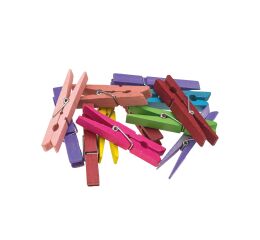 Dřevěné kolíčky přírodní 7,2 cm 12 ks