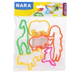 Sada 6 vykrajovátek NARA - ZOO